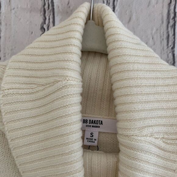 Bb Dakota Wing Commander Ivory Sweater - Picture 5 of 8